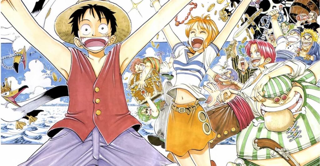 One piece lecture en ligne, affiche de la première série