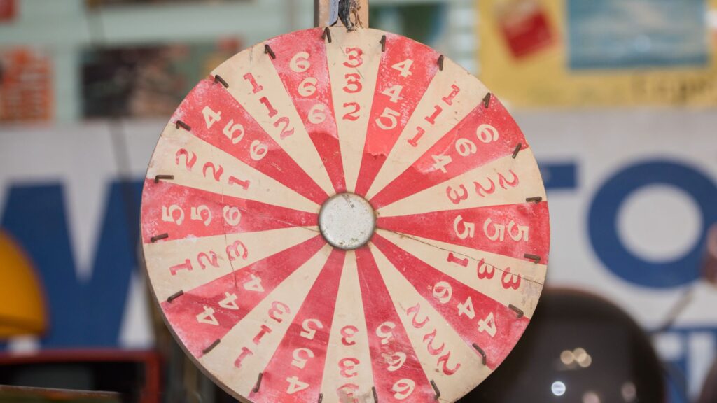 maquette de roue de la chance