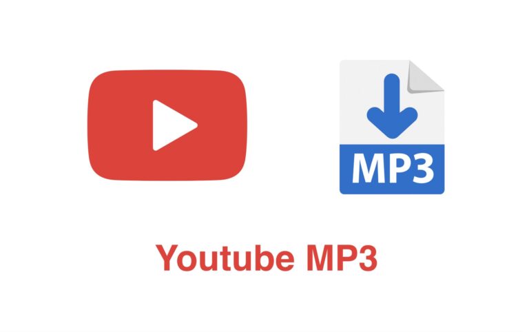 Logo de youtube et logo de mp3 sur fond blanc avec l'inscription youtube mp3