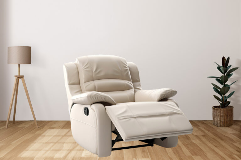 Fauteuil relaxant dans un salon vide